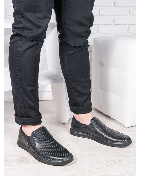 Чоловічі літні шкіряні сліпони 6892-28