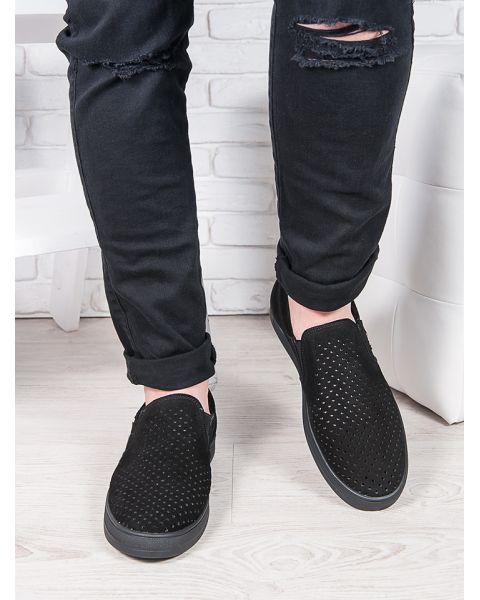 Літні чорні чоловічі сліпони 6900-28