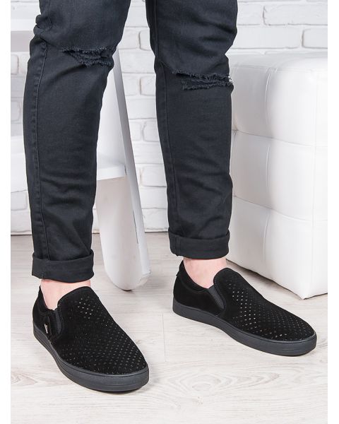 Літні чорні чоловічі сліпони 6900-28