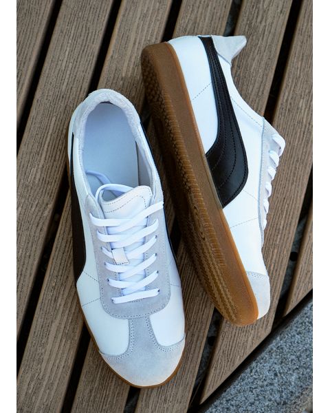 Кеди чоловічі PALERMO шкіряні білі 8510-28