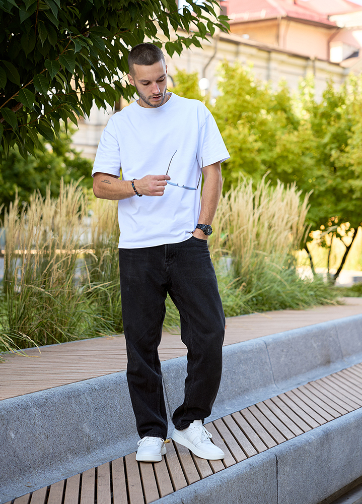 Кросівки чоловічі GALAXY шкіряні білі 8507-28