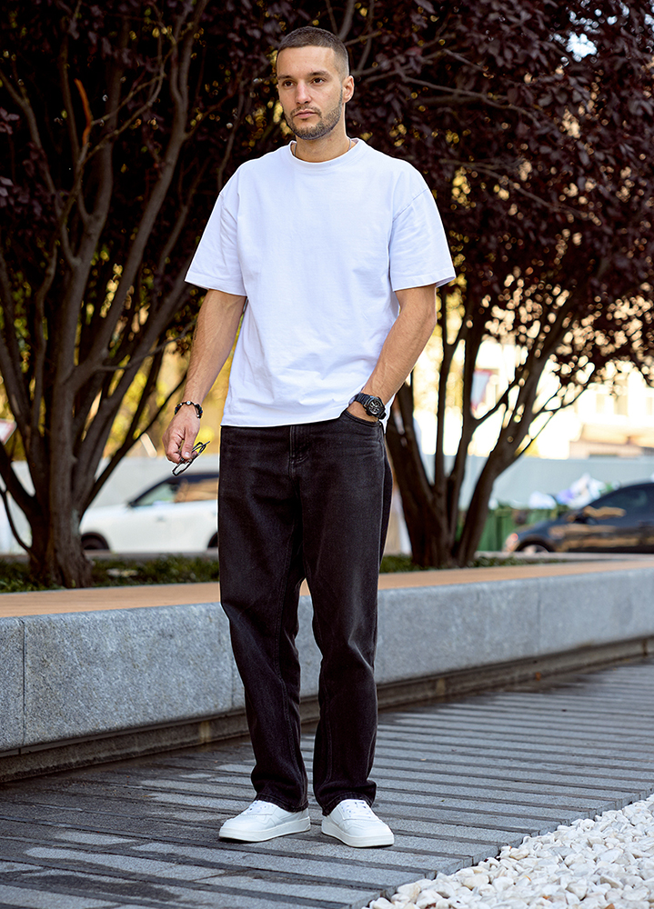 Кросівки чоловічі BAREFOOT шкіряні білі 8516-28