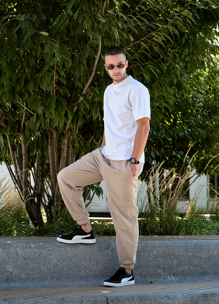 Кросівки чоловічі CAVEN шкіряні чорні 8515-28