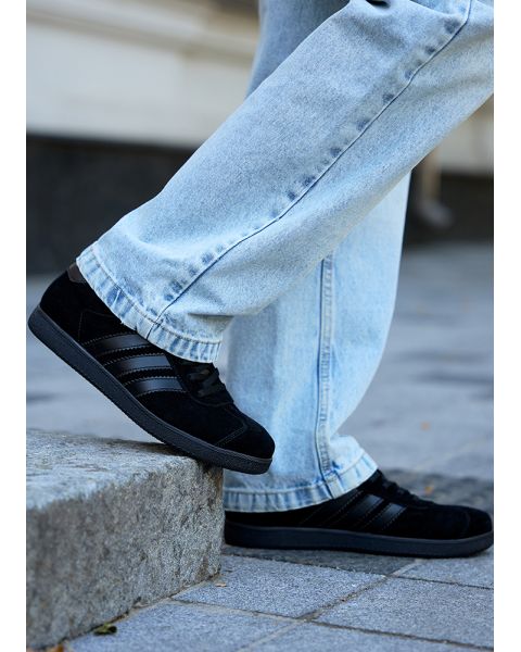 Кеди чоловічі SAMBA замшеві чорні 8518-28