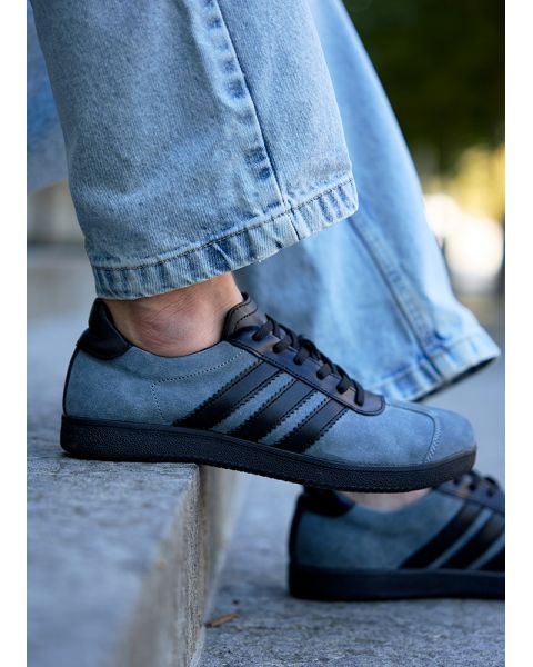 Кеди чоловічі SAMBA замшеві сірі 8517-28