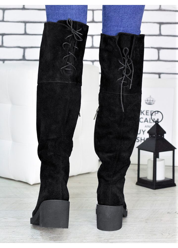 Ботфорты замшевые Эмбер 7170-28