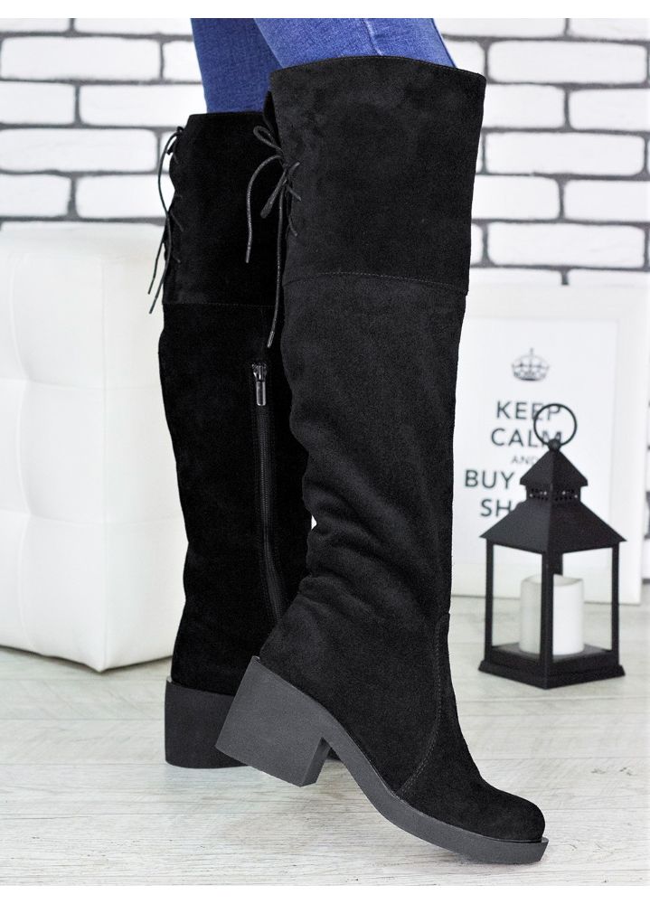 Ботфорты замшевые Эмбер 7170-28