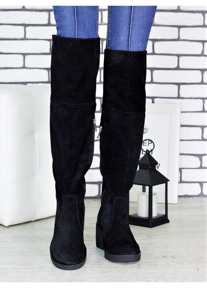 Ботфорты замшевые Эмбер 7170-28