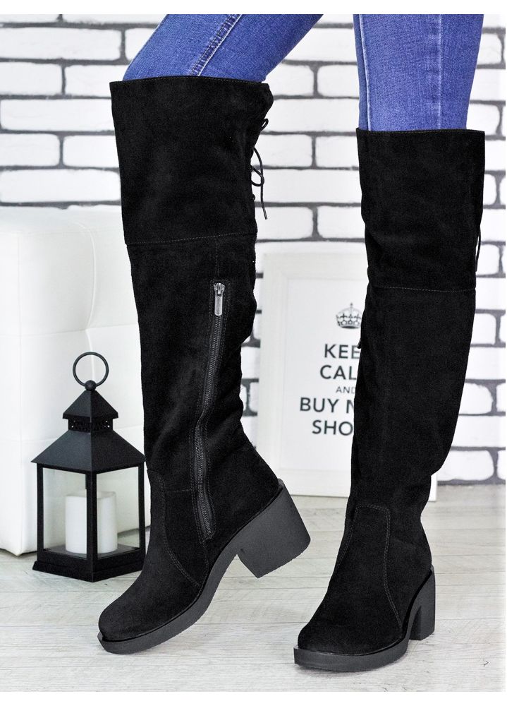 Ботфорты замшевые Эмбер 7170-28