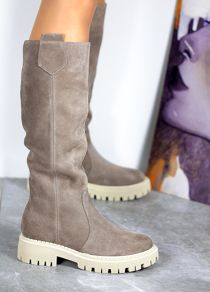 Сапоги натуральная замша 8071-28