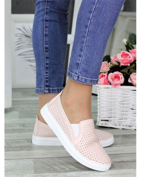 Слипоны летние Люси пудра 7335-28 Слипоны летние Люси пудра 7335-28