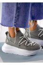 Кросівки жіночі шкіряні сірі VOLNA 7931-28