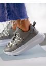 Кросівки жіночі шкіряні сірі VOLNA 7931-28