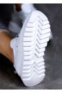 Кроссовки женские кожаные белые KORSET 8011-28