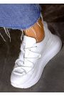 Кроссовки женские кожаные белые VOLNA  8014-28
