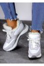 Кроссовки женские зимние кожаные белые DAY 8021-28