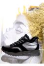 Кроссовки женские зимние кожаные черные DAY 8054-28