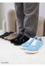 Кроссовки женские кожаные черные Gazelles 8100-28