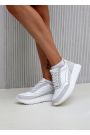 Кросівки жіночі шкіряні білі LOLA-2 8102-28