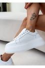 Кросівки жіночі шкіряні білі Trinity 8107-28