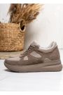 Кросівки жіночі шкіряні мокко Smash 8155-28