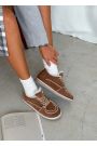 Кросівки жіночі зимові BAREFOOT замша brown 8221-28