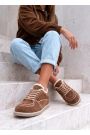 Кросівки жіночі зимові BAREFOOT замша brown 8221-28