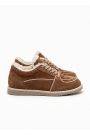 Кросівки жіночі зимові BAREFOOT замша brown 8221-28