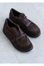 Кеди жіночі замшеві Barefoot коричневі 8426-28