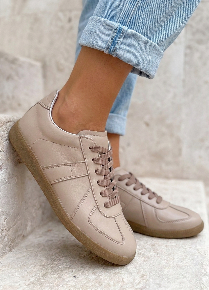 Кеди жіночі шкіряні мокко Gazelles 8094-28