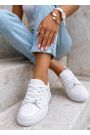 Кеди жіночі STAR шкіряні barefoot білі 8621-28