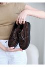 Кеди жіночі замшеві Barefoot коричневі 8426-28
