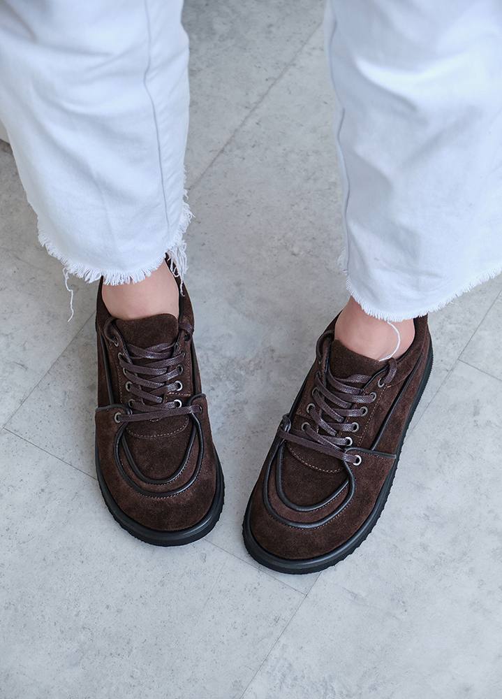 Кеди жіночі замшеві Barefoot коричневі 8426-28