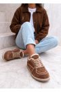 Кросівки жіночі зимові BAREFOOT замша brown 8221-28 Кросівки жіночі зимові BAREFOOT замша brown 8221-28