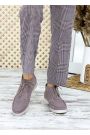 Черевики короткі жіночі замшеві мокко LORO 7651-28