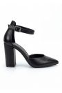 Туфлі Bogemiya шкіряні чорні на підборах 6393-28