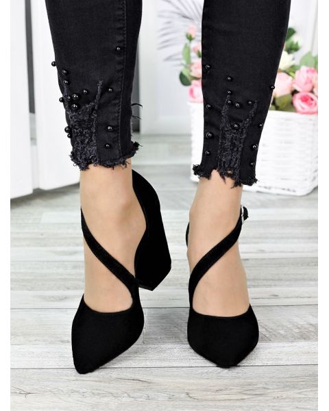 Туфли женские замшевые черные Marsel 7293-28 Туфли женские замшевые черные Marsel 7293-28