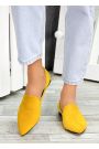 Туфли Magic замша горчица 7480-28