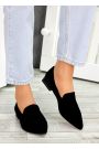 Туфли женские замшевые черные Magic 7485-28