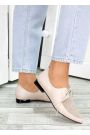 Туфлі лодочки жіночі шкіряні бежеві Kelly 7490-28