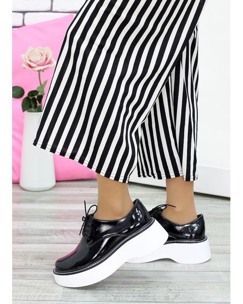 Туфли черная лак-кожа 7625-28