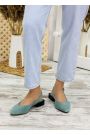 Туфли босоножки женские замшевые мята Rose 7707-28