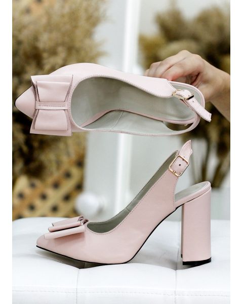 Туфли женские кожаные пудра Bant 7765-28