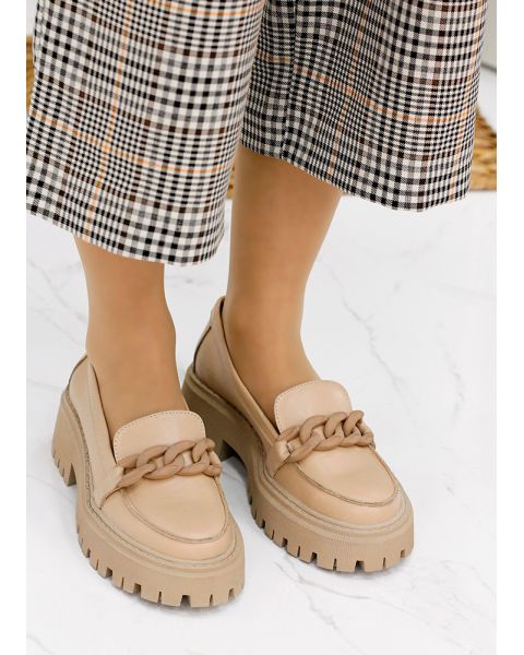 Туфли женские кожаные бежевые Link 7897-28 Туфли женские кожаные бежевые Link 7897-28