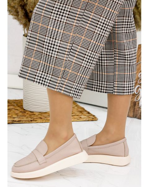 Туфли женские кожаные бежевые 7900-28 Туфли женские кожаные бежевые 7900-28