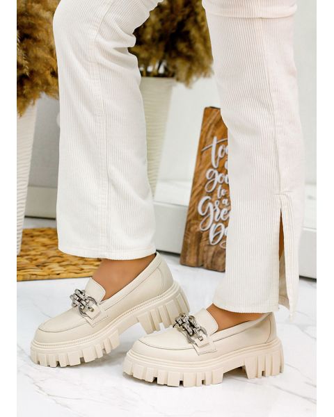 Туфли женские кожаные бежевые Link 7902-28 Туфли женские кожаные бежевые Link 7902-28