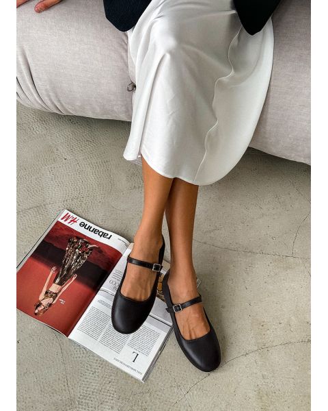 Туфли женские кожаные черные Mary Jane 8234-28 Туфли женские кожаные черные Mary Jane 8234-28