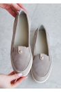 Туфлі жіночі шкіряні бежеві 8430-28