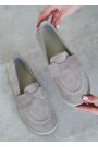 Туфлі Barefoot жіночі замшеві сірі 8472-28