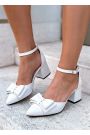 Туфлі BANT шкіра біла на маленьких підборах 8634-28 Туфлі BANT шкіра біла на маленьких підборах 8634-28
